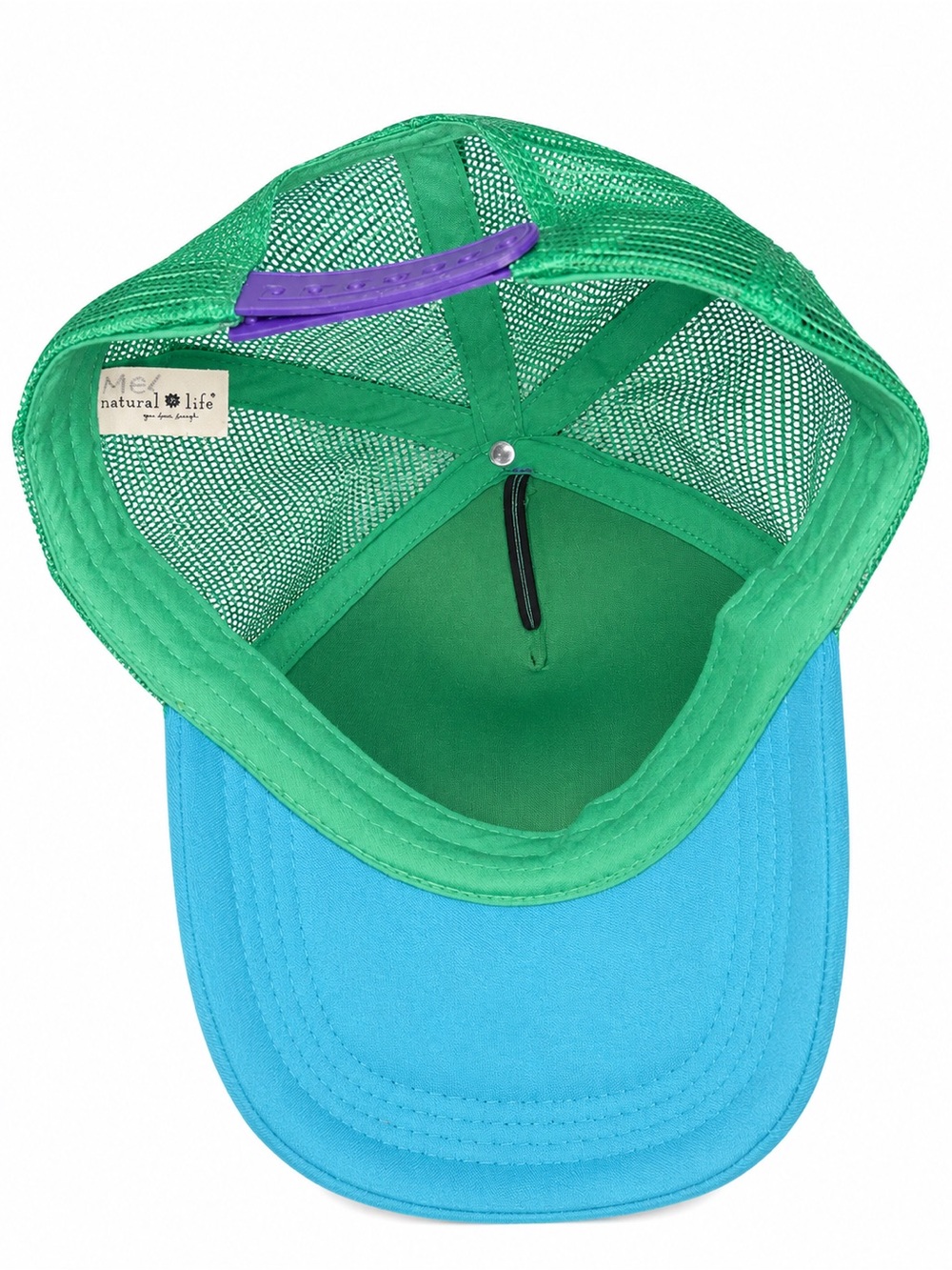 Natural Life MTN GRL Floral Trucker Hat Mesh Snapback Teal Green Women’s - Picture 3 of 5